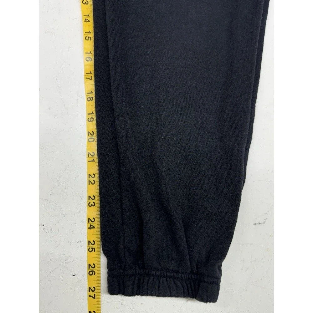 The North Face Mens Large Joggers Black Fleece Sweatpants Draw Strings